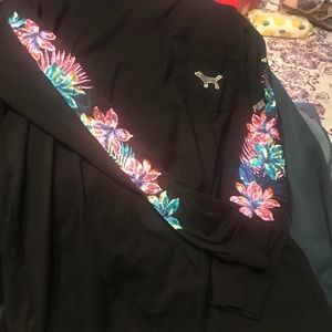 Black BLING VS PINK longsleeve